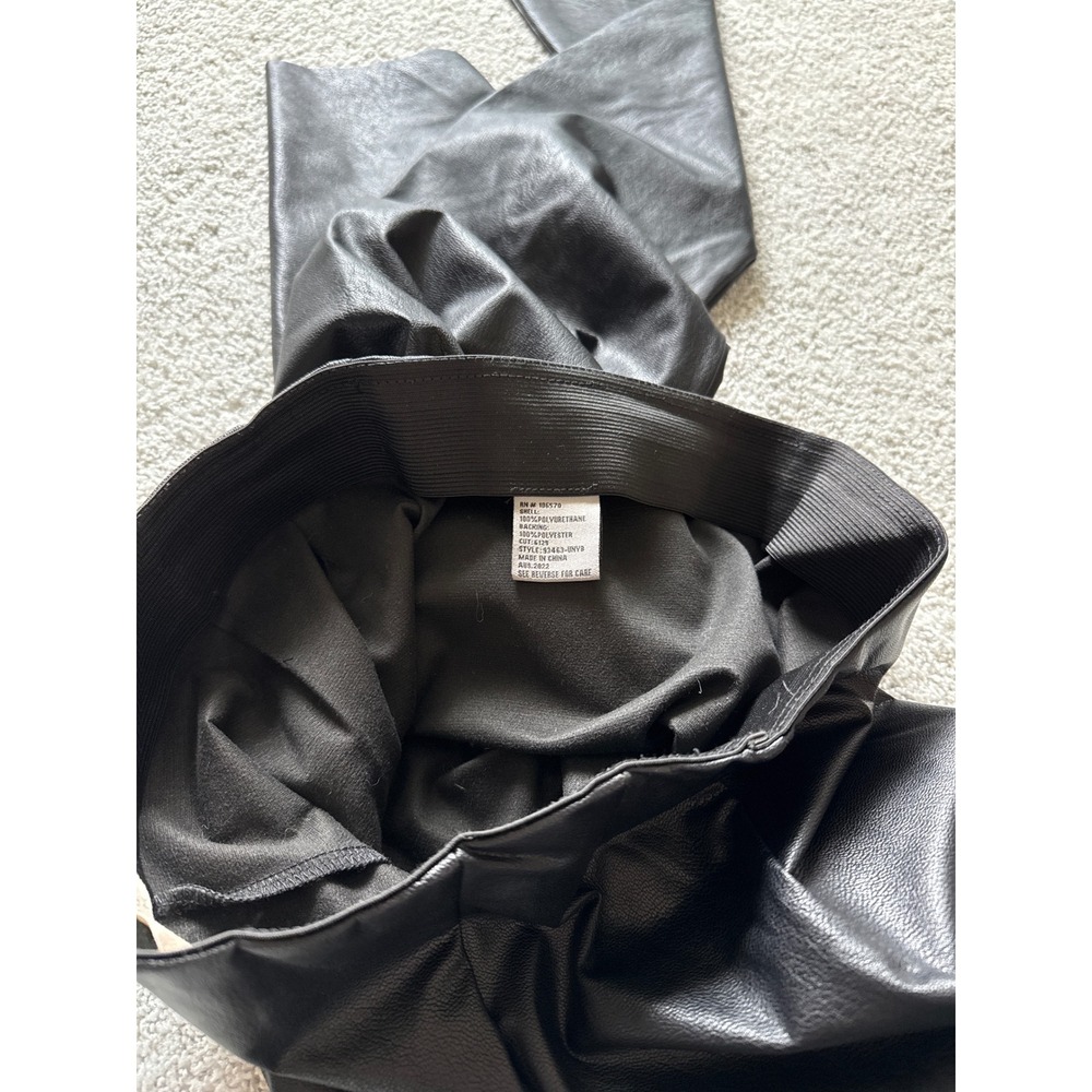 Altar'd State Black Faux Leather High Waisted Leggings‎ Slim Fit Women M 29x28 - Picture 6 of 6
